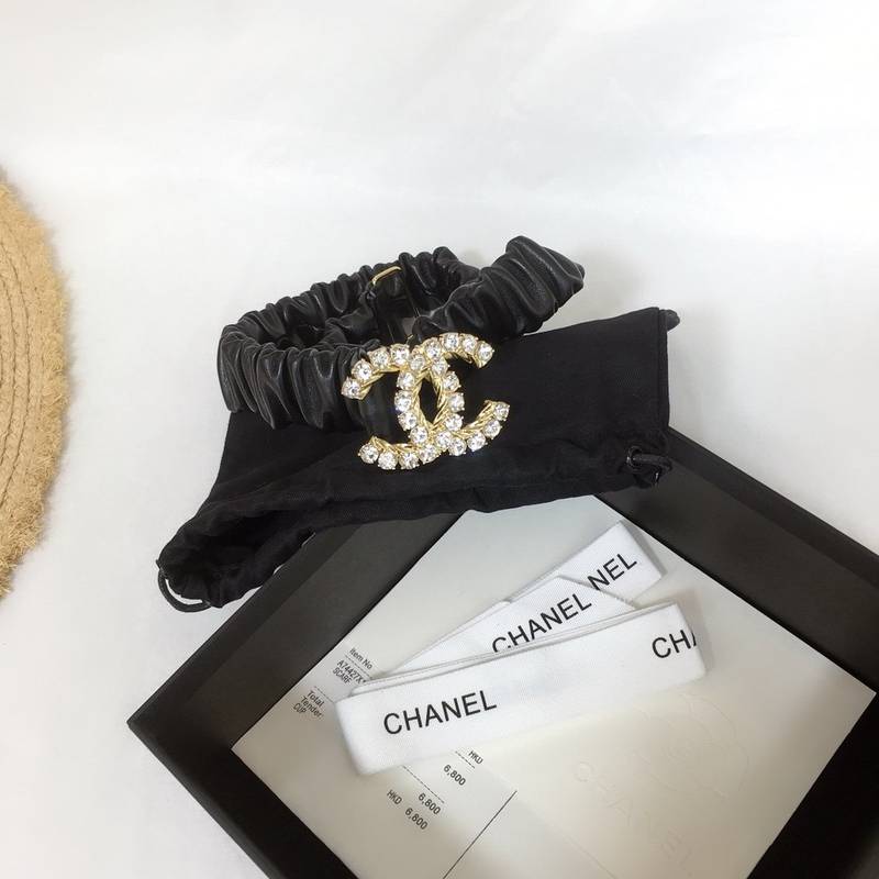 Chanel Belt With Double C Buckle Black With Gold-Toned Metal and Strass Hardware Women Belt 30MM - KAIROO