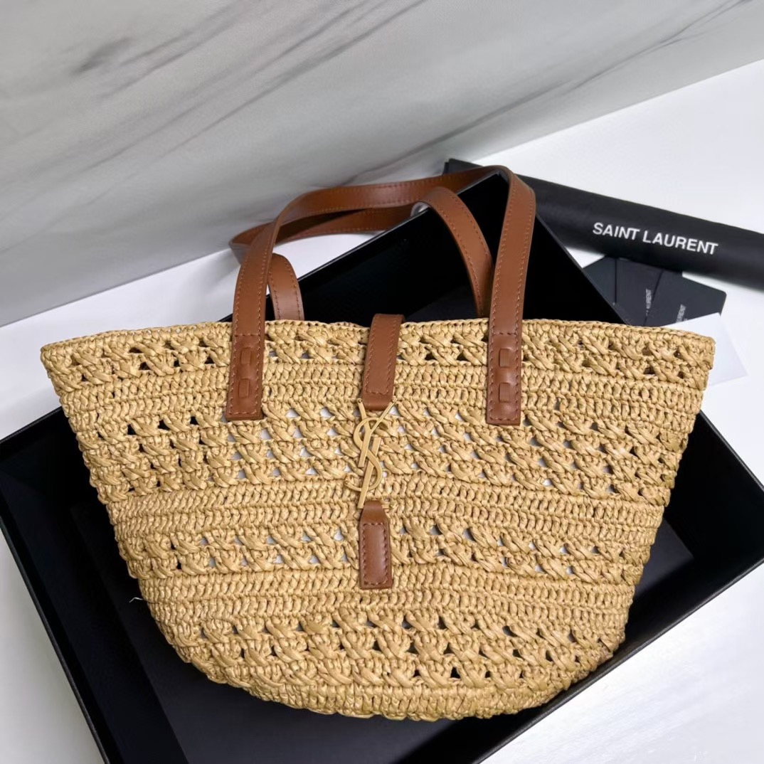Saint Laurent Raffia Tote Bag - KAIROO
