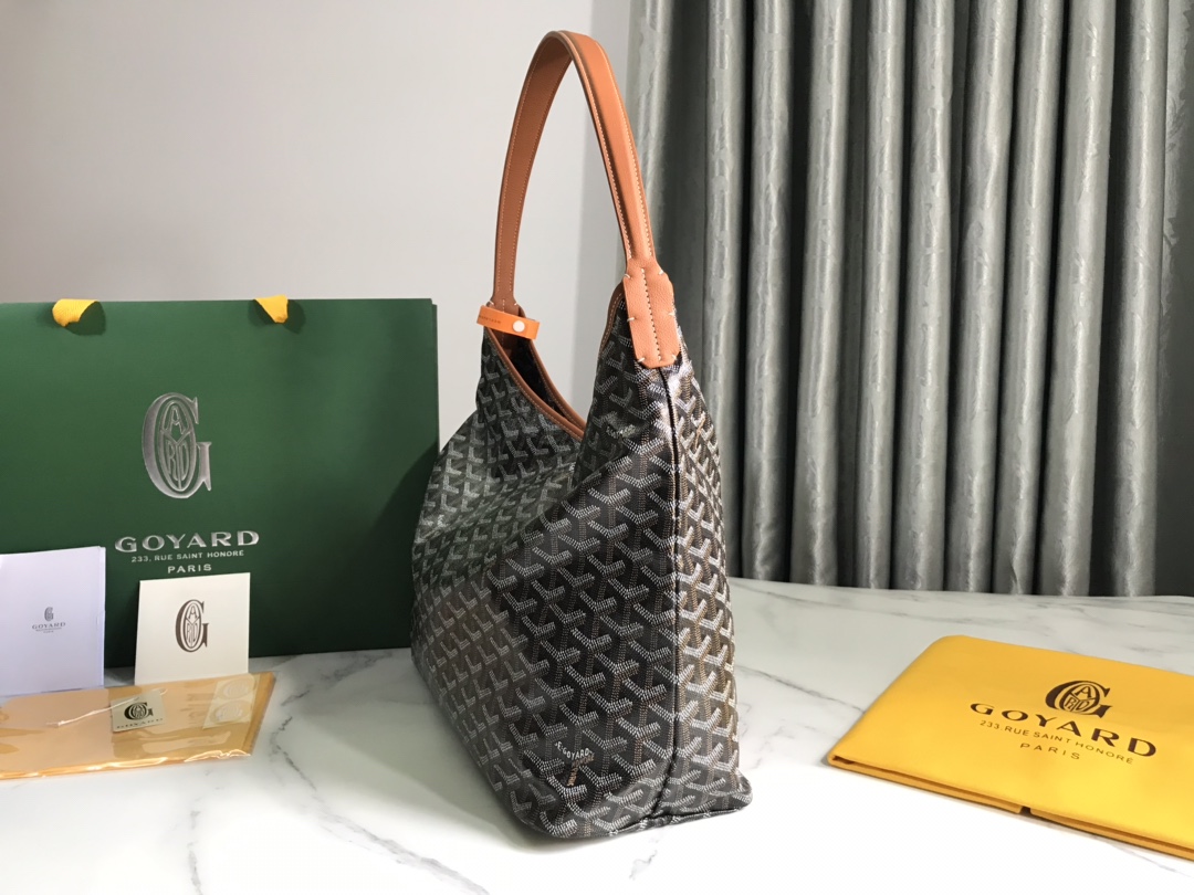Goyard Hobo Bag black tan - KAIROO