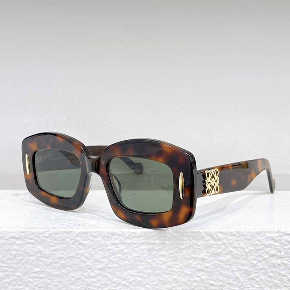 Loewe Anagram Rectangular Color Sunglasses Top Quality - KAIROO