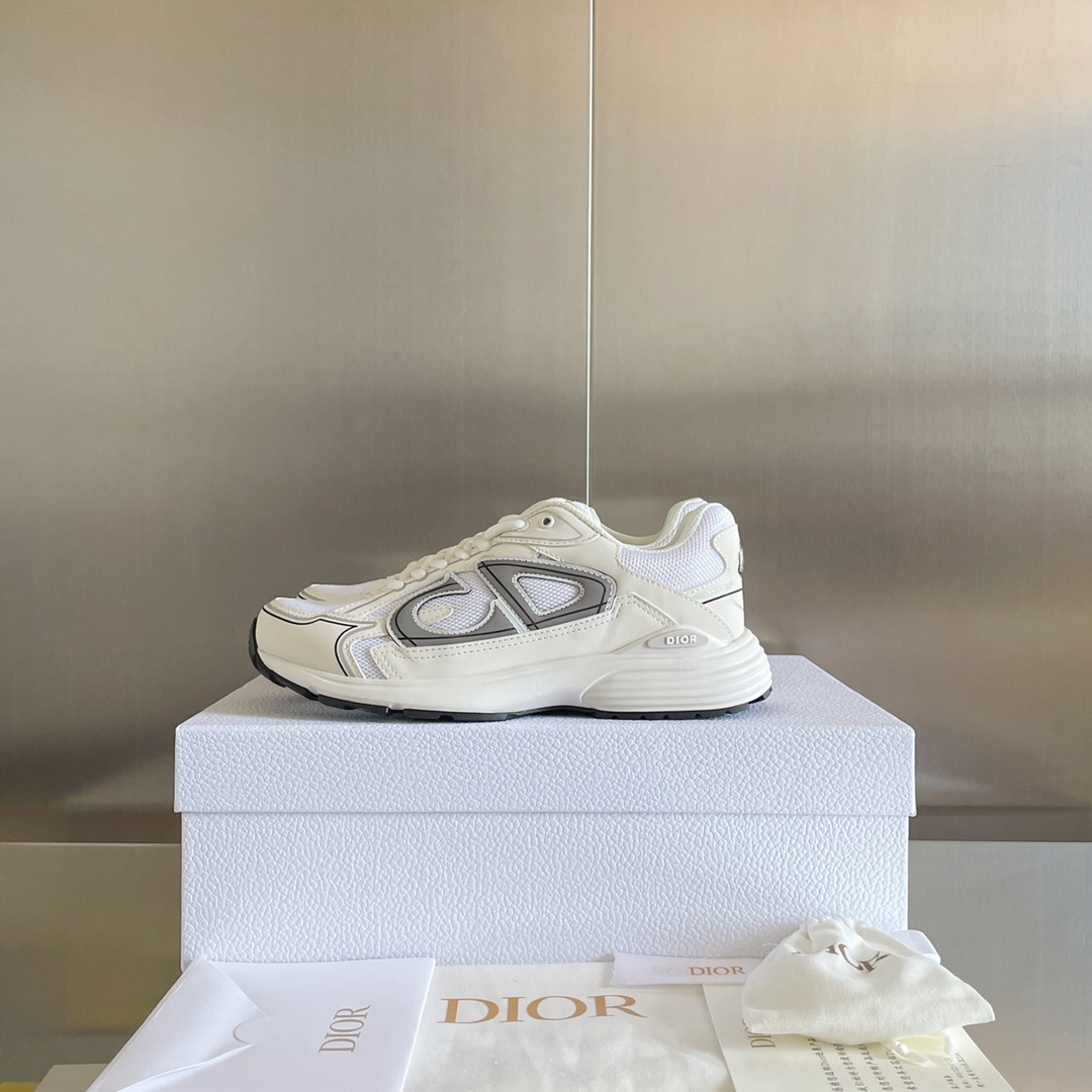 Dior B30 Mesh Breathable Reflective Runner/White  (High Quality Version) - KAIROO