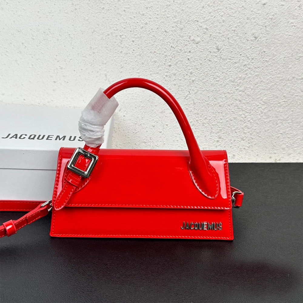 Jacquemus Le Chiquito Long Patent Leather Bag - KAIROO