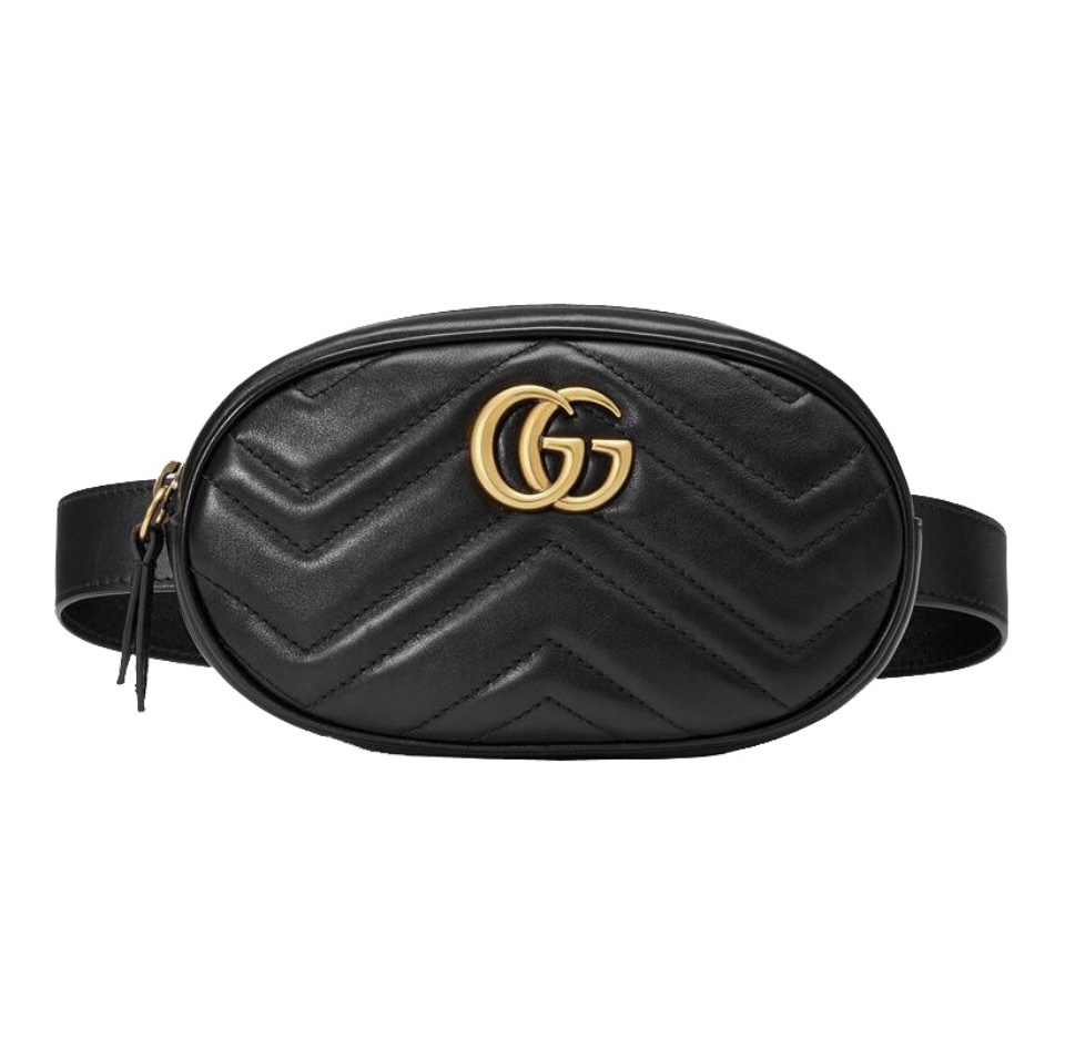 GUCCI GG Marmont Matelassé Quilted Leather Belt Bag - KAIROO