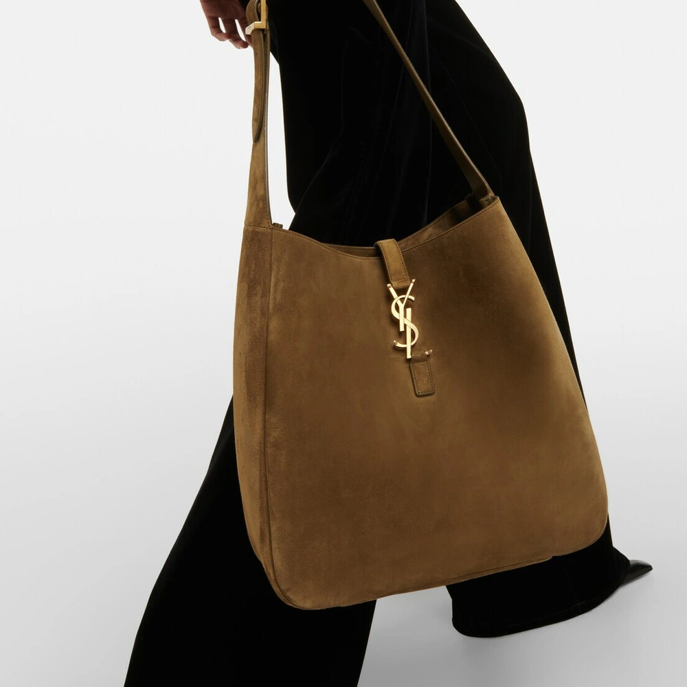 Saint Laurent LE 5 À 7 Large Soft Hobo Bag in Suede - KAIROO