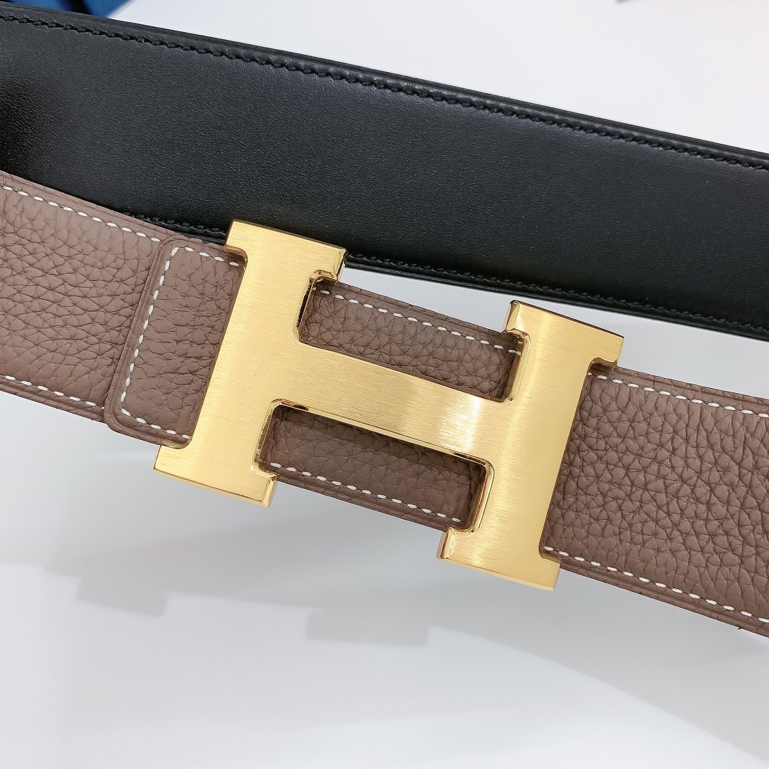 Hermès 38mm Reversible H Belt - KAIROO