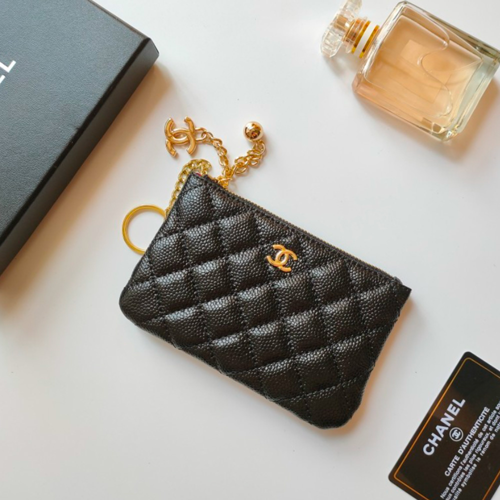 Chanel Classic Zipped Key Holder / Coin Purse - KAIROO