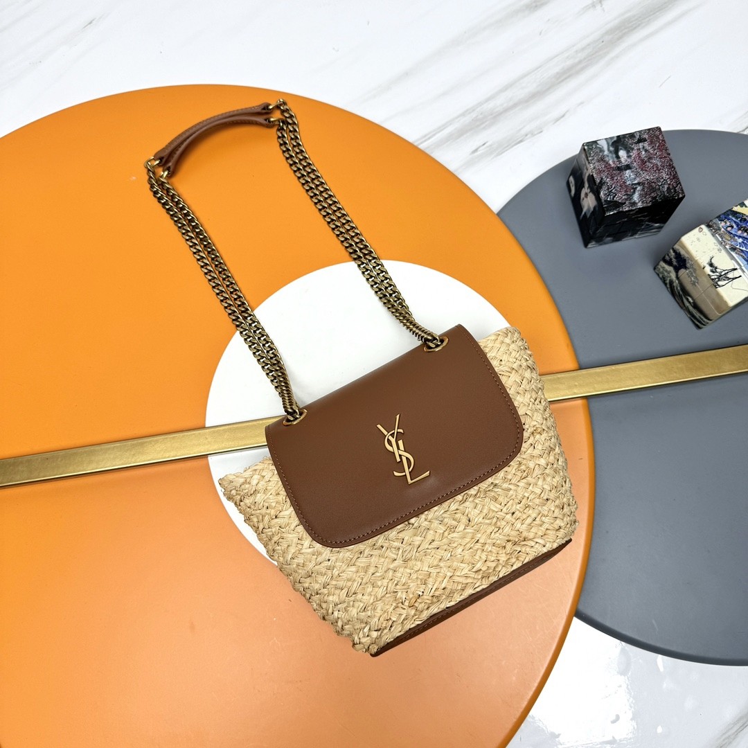 Saint Laurent Kate Raffia Bag - KAIROO