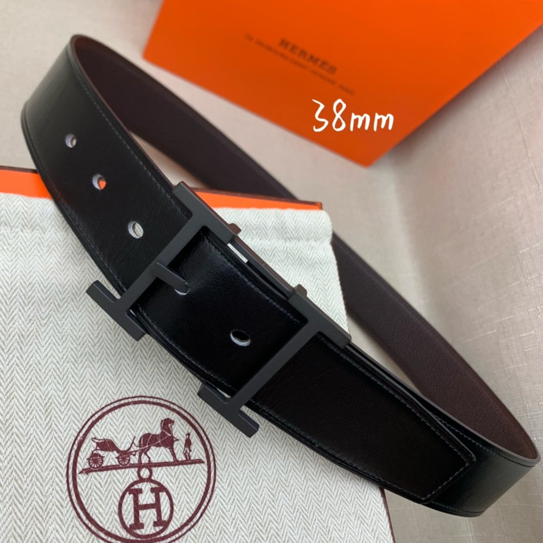 Hermès 38mm Reversible H Belt - KAIROO