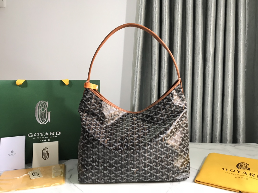 Goyard Hobo Bag black tan - KAIROO