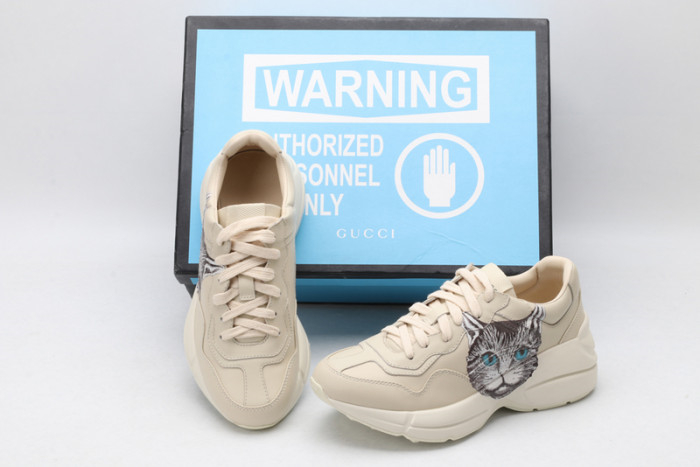 Gucci Rhyton Cartoon Print Vintage Platform Chunky Sneakers/ Cat 03 - KAIROO