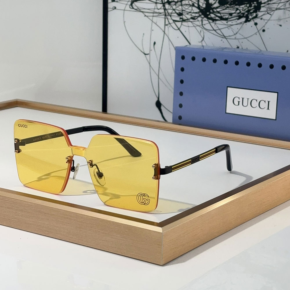 Gucci Stylish Frameless Design  sunglasses Top quality - KAIROO