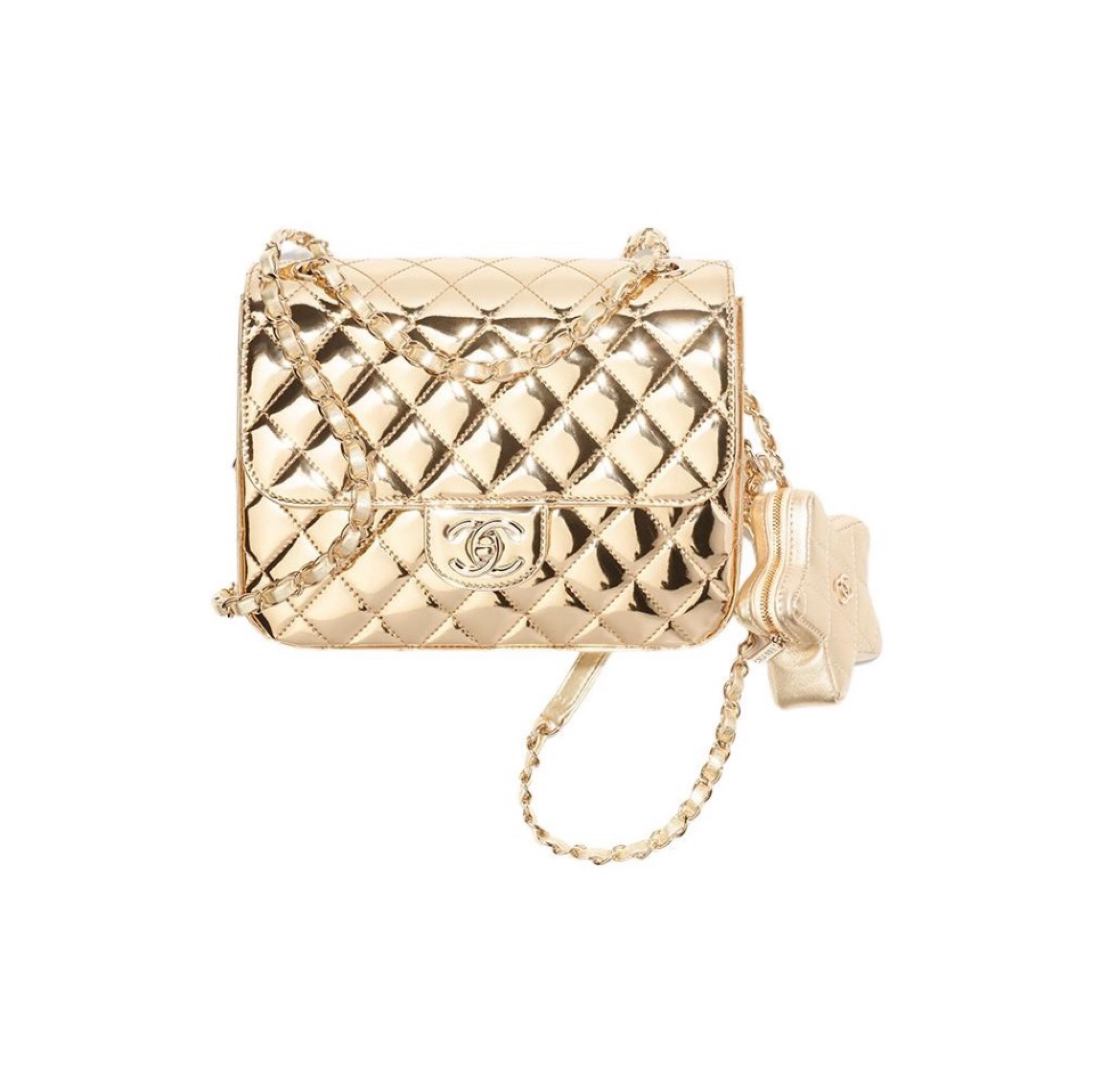 Chanel Mini Backpack Diamond Quilted Mirror Star Charm Flap Closure Bag - KAIROO