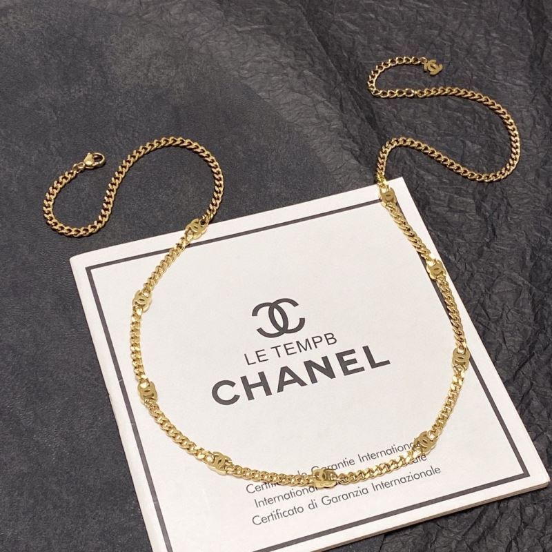 Chanel Classic Logo Embellished Necklace - KAIROO
