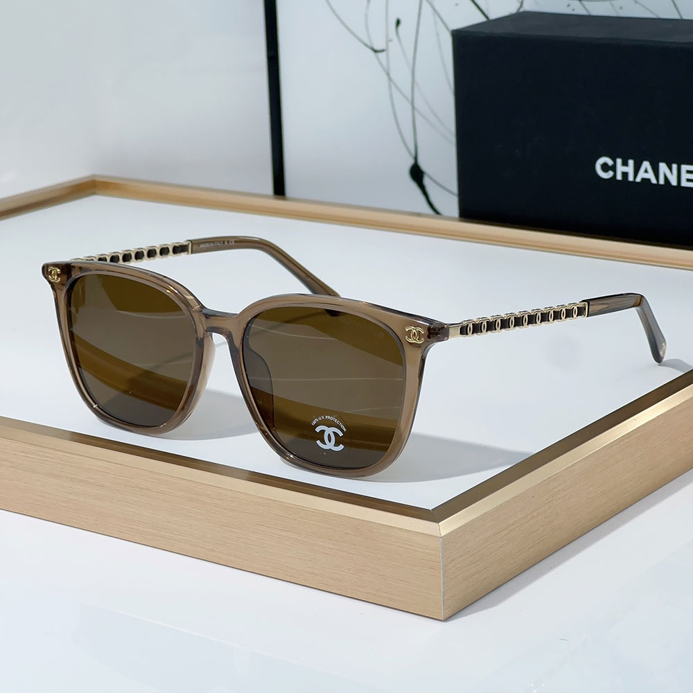 Chanel  Mirror leg Hollowed out Logo Sunglasses Top quality - KAIROO
