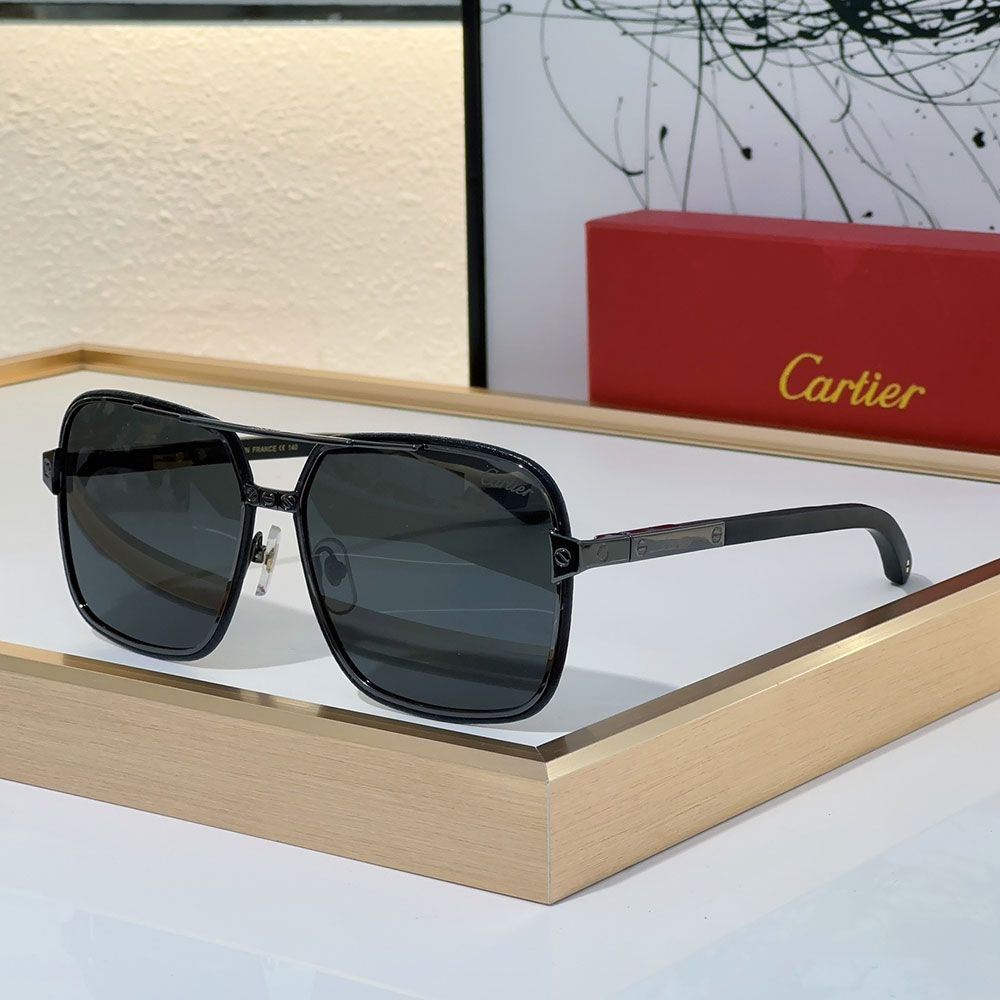 Cartier Metal Side Color Matching Aviator Sunglasses Top quality - KAIROO