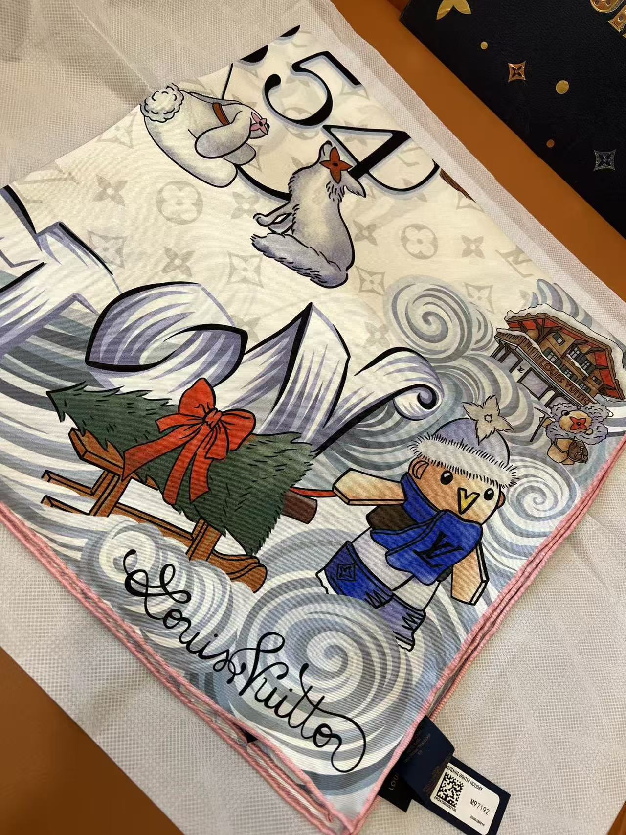 Louis Vuitton LV  Holiday Collection Silk Square - KAIROO