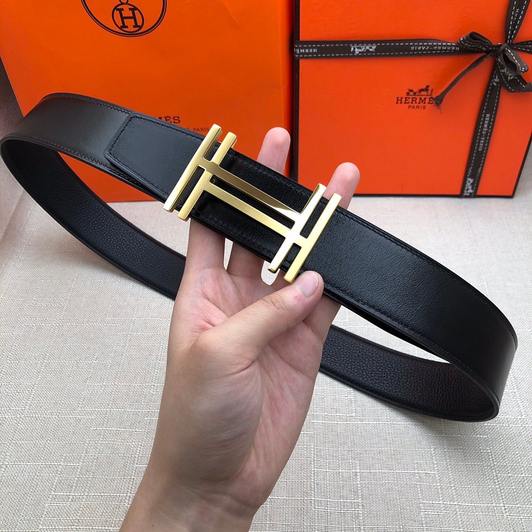 Hermès 38mm Reversible H Belt - KAIROO