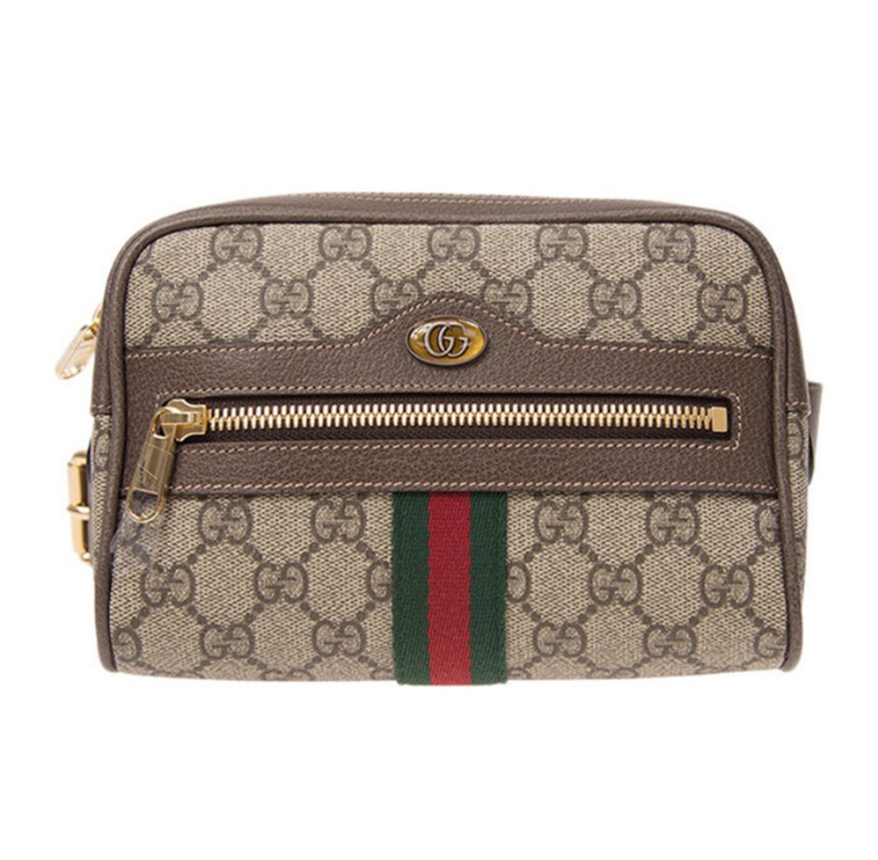 Gucci Ophidia Double G Round Logo Web Strap Multi-function Chest & Waist Bag - KAIROO