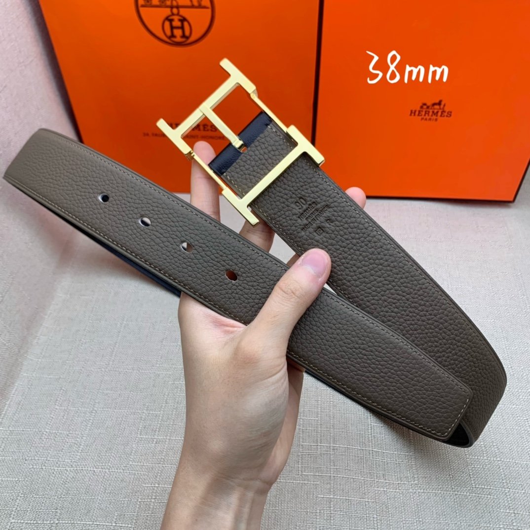 Hermès 38mm Reversible H Belt - KAIROO