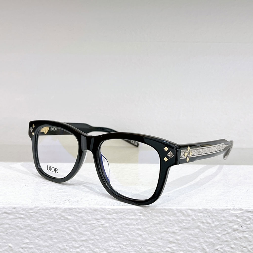 Dior CD Diamond R2U Square Acetate Optical Frames Top quality - KAIROO