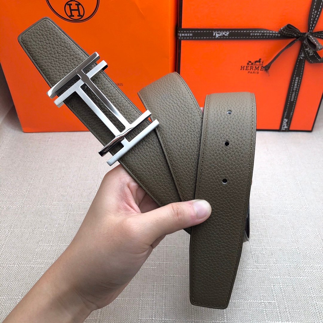 Hermès 38mm Reversible H Belt - KAIROO