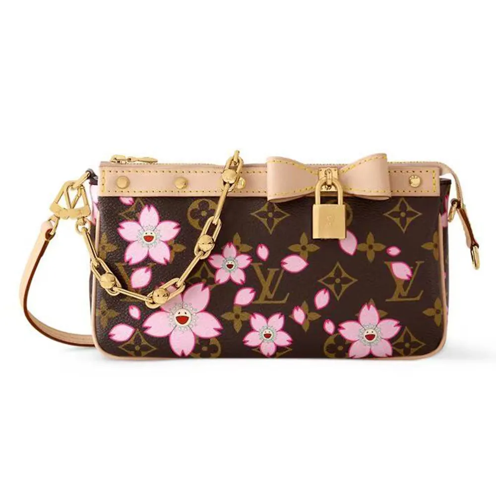 Louis Vuitton x Takashi Murakami Pochette Accessoires Cherry Blossom - KAIROO