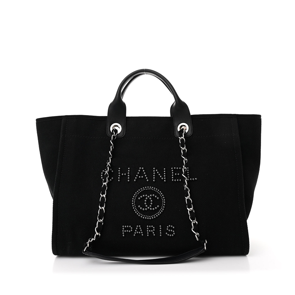 Chanel Vintage Style Canvas Large Tote - KAIROO