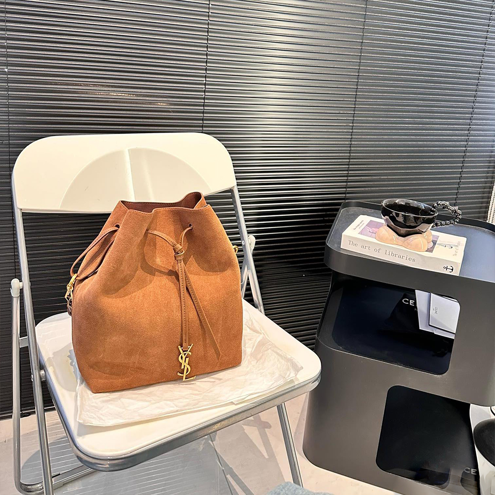 Saint Laurent Drawstring Bucket Bag - KAIROO