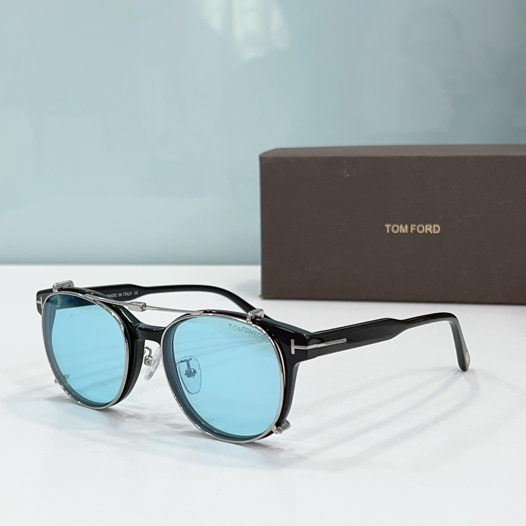 Tom Ford Round Metal Frame Sunglasses Top Quality - KAIROO