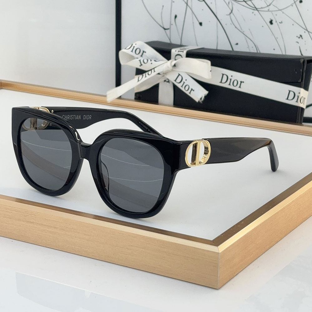 Dior 30Montaigne Iconic Metal Hinge Oversized Square Sunglasses Top quality - KAIROO