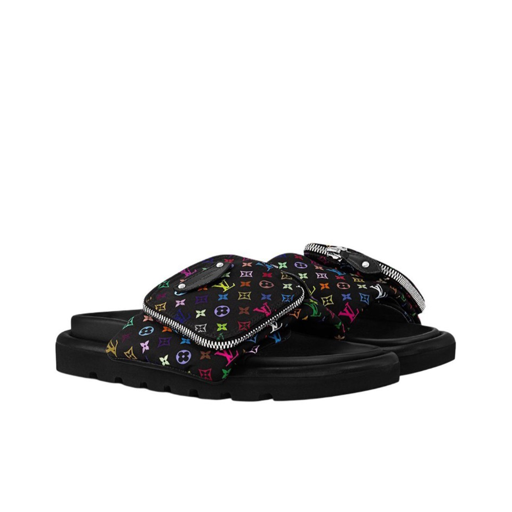 Louis Vuitton x Takashi Murakami pocket slides - KAIROO
