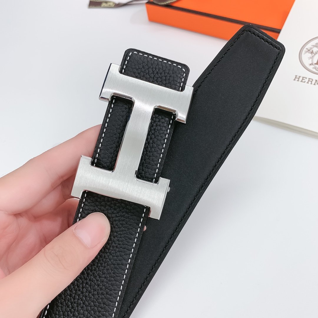 Hermès 38mm Reversible H Belt - KAIROO