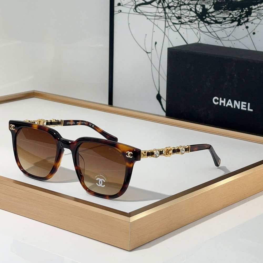Chanel  Mirror leg With Drill Sunglasses Top quality - KAIROO