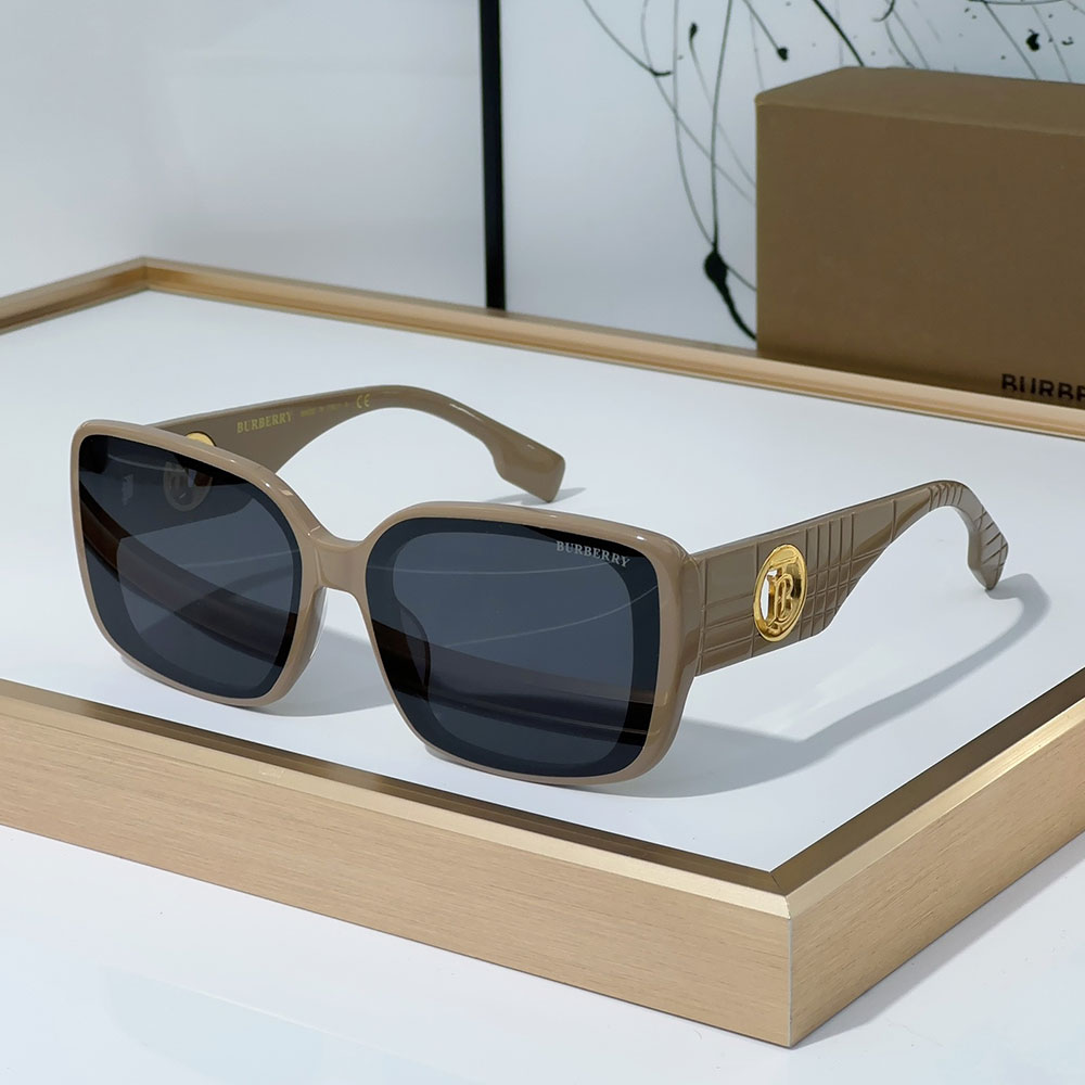 Buberry  Mirror leg Hollowed out Logo  Sunglasses Top quality - KAIROO