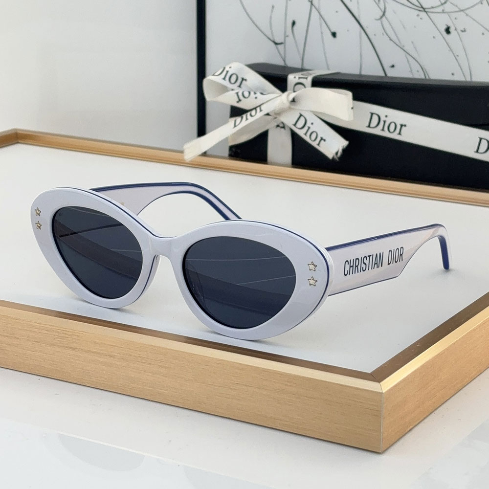 Dior Acetate Cat-Eye Star Logo Sunglasses Top quality - KAIROO