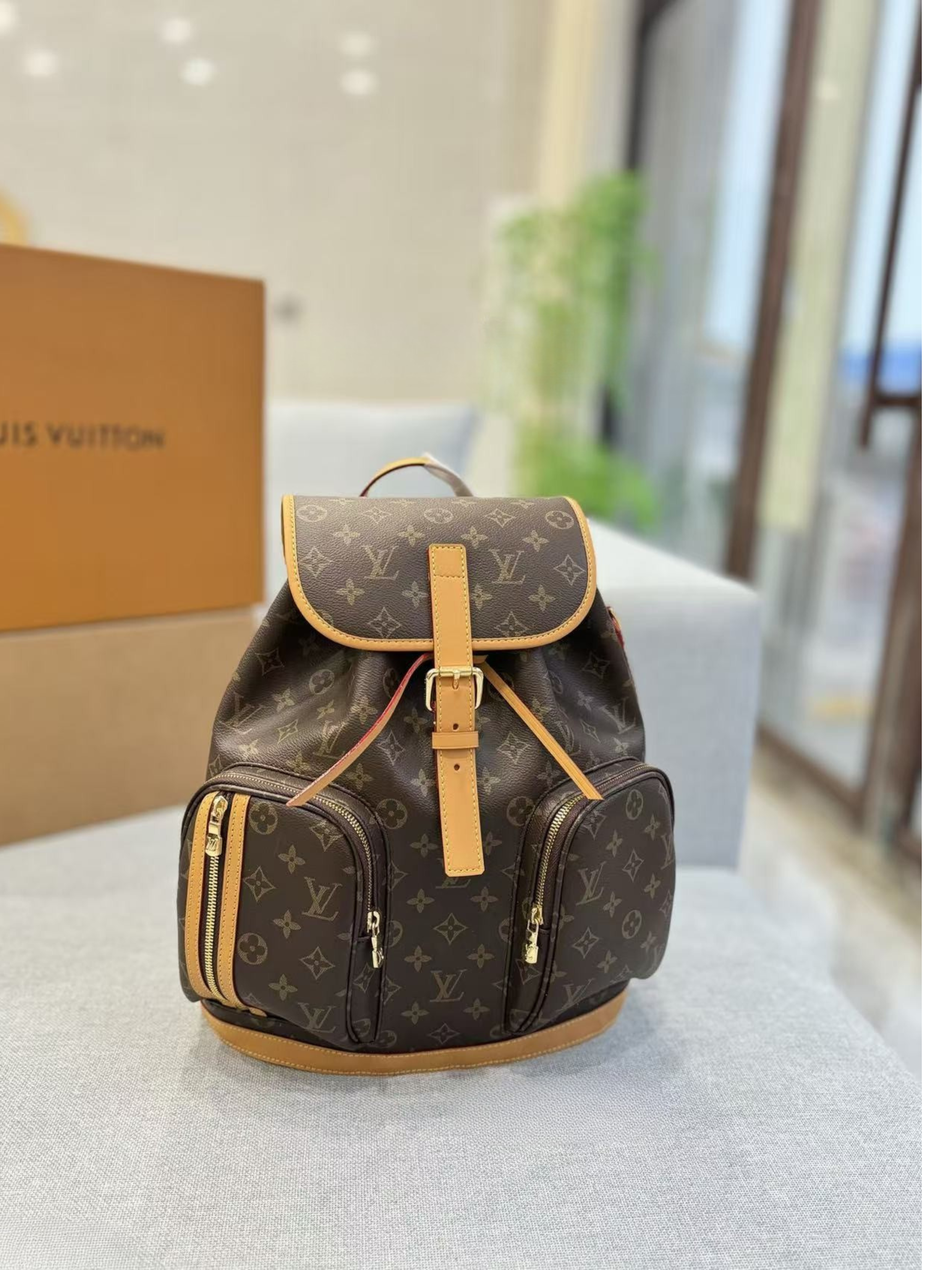 Louis Vuitton LV  Monogram Montsouris MM Backpack (Twin Pocket Edition) - KAIROO