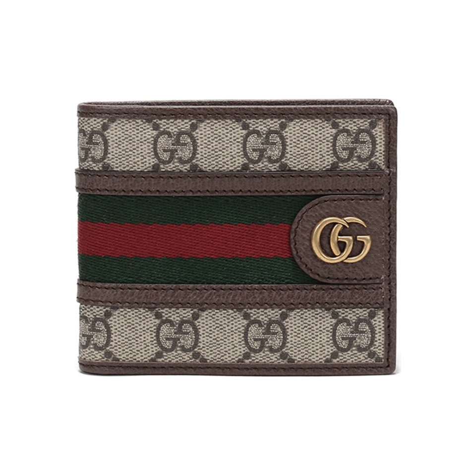 GUCCI Ophidia Monogram Bi-fold Short Wallet/ Series Collection - KAIROO