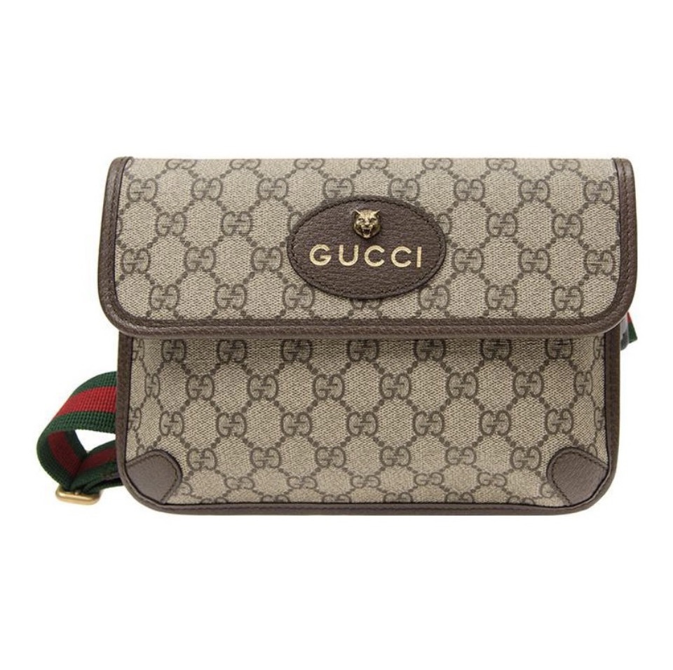 GUCCI GG Supreme Vintage Tiger Head Bum Bag - KAIROO