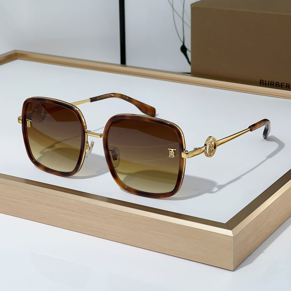 Buberry  Slim Hollowed out Logo on Mirror legs Sunglasses Top quality - KAIROO