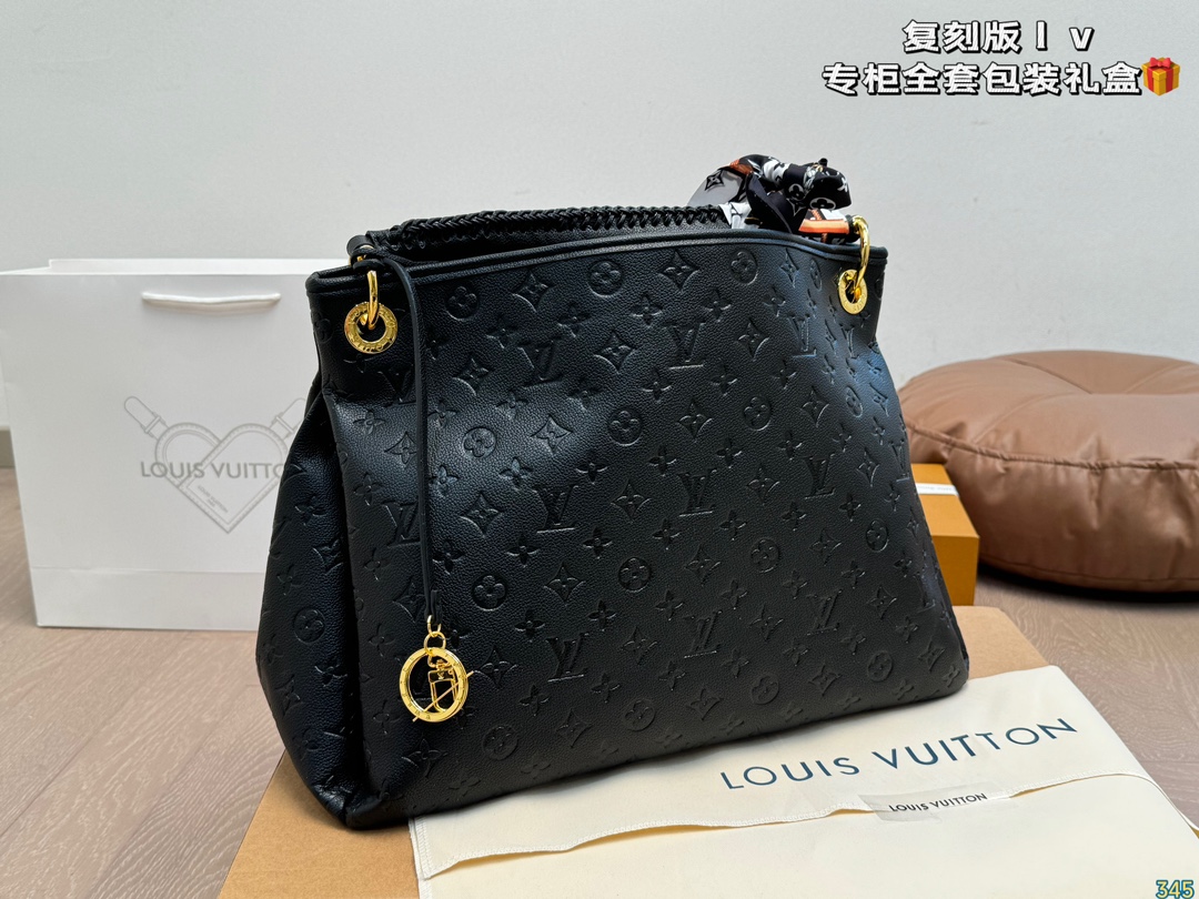 Louis Vuitton LV  CarryAll GM Monogram Empreinte Leather Bag - KAIROO