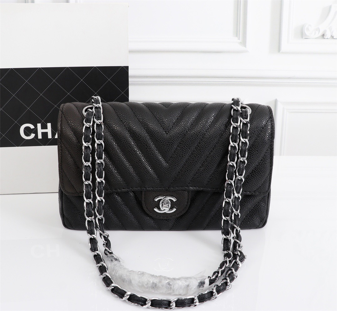 Chanel Classic Chevron Flap Bag - KAIROO