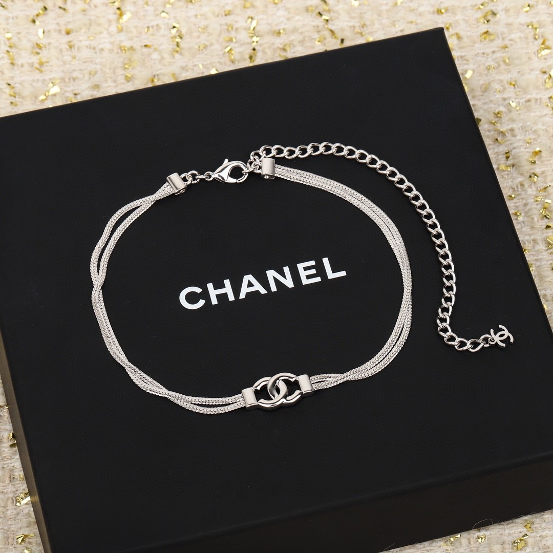 Chanel Classic CC Triple Strand Choker - KAIROO