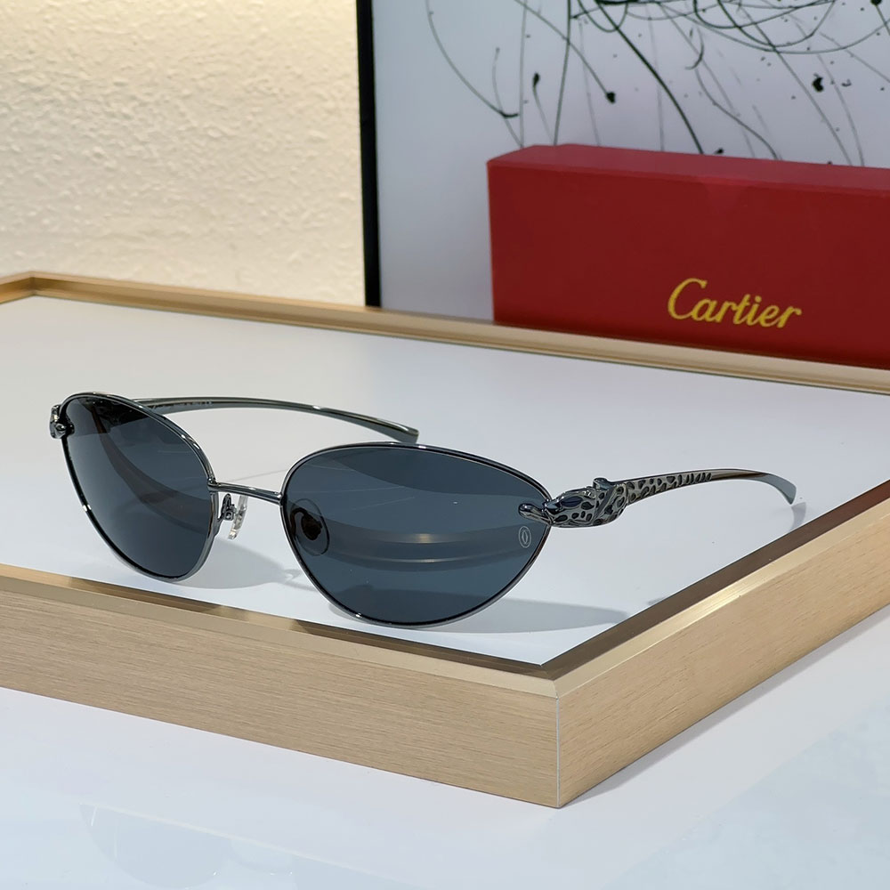 Cartier  Metal Cutout Frame  Sunglasses Top quality - KAIROO
