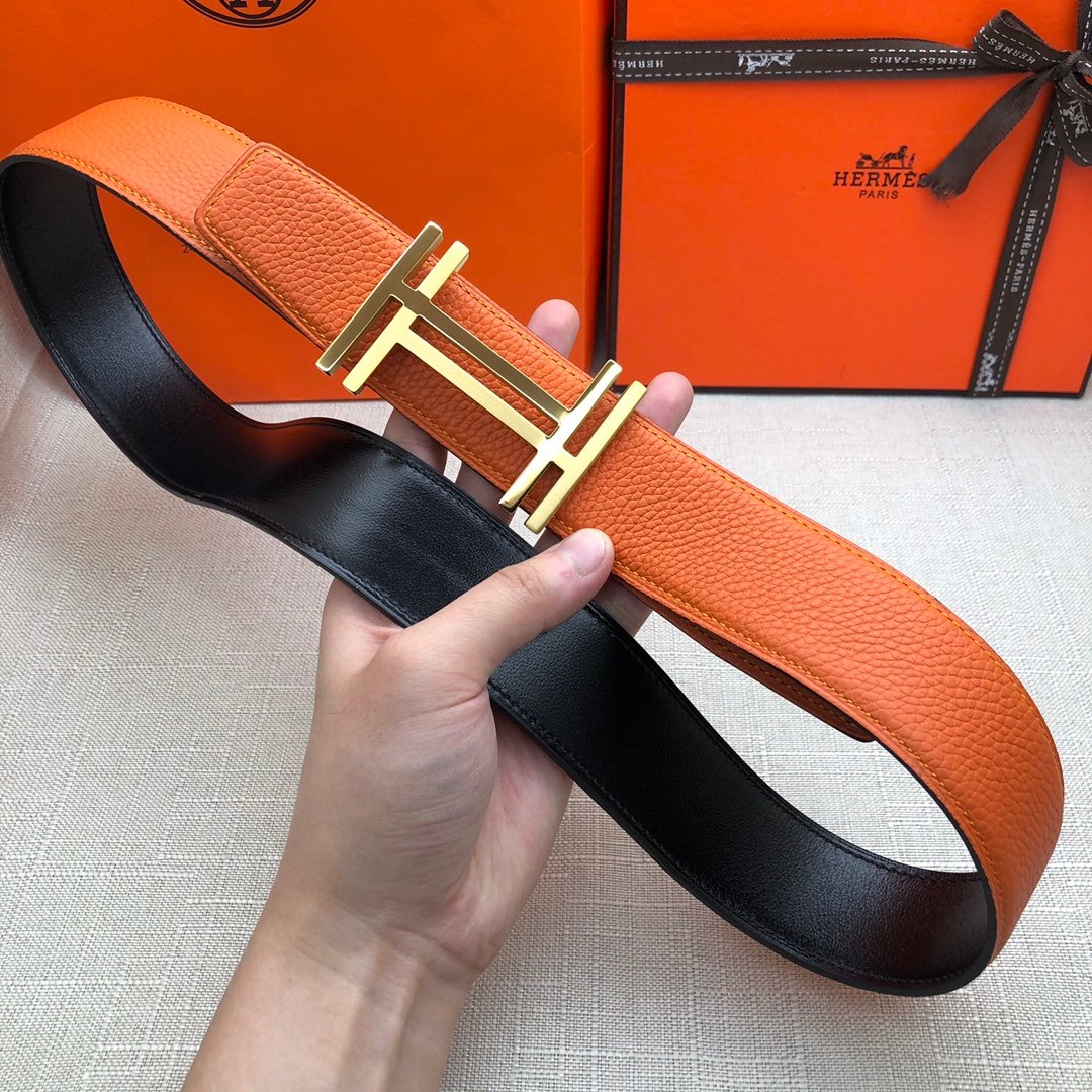 Hermès 38mm Reversible H Belt - KAIROO
