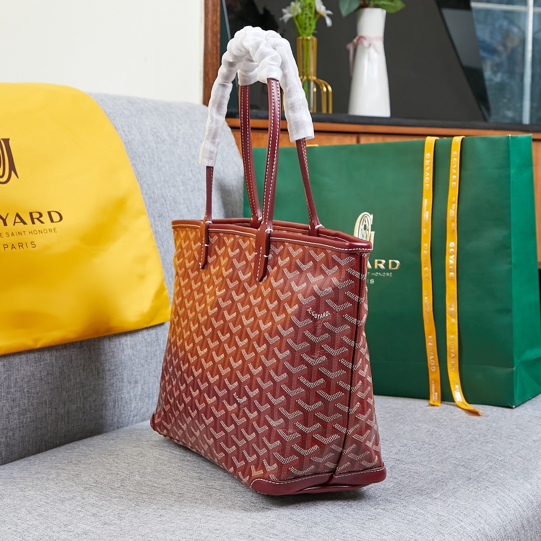 Goyard Saint Louis Tote Bag burgundy - KAIROO