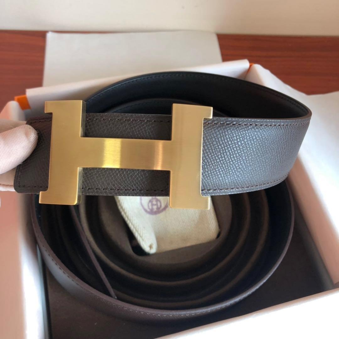Hermès 38mm Reversible H Belt - KAIROO