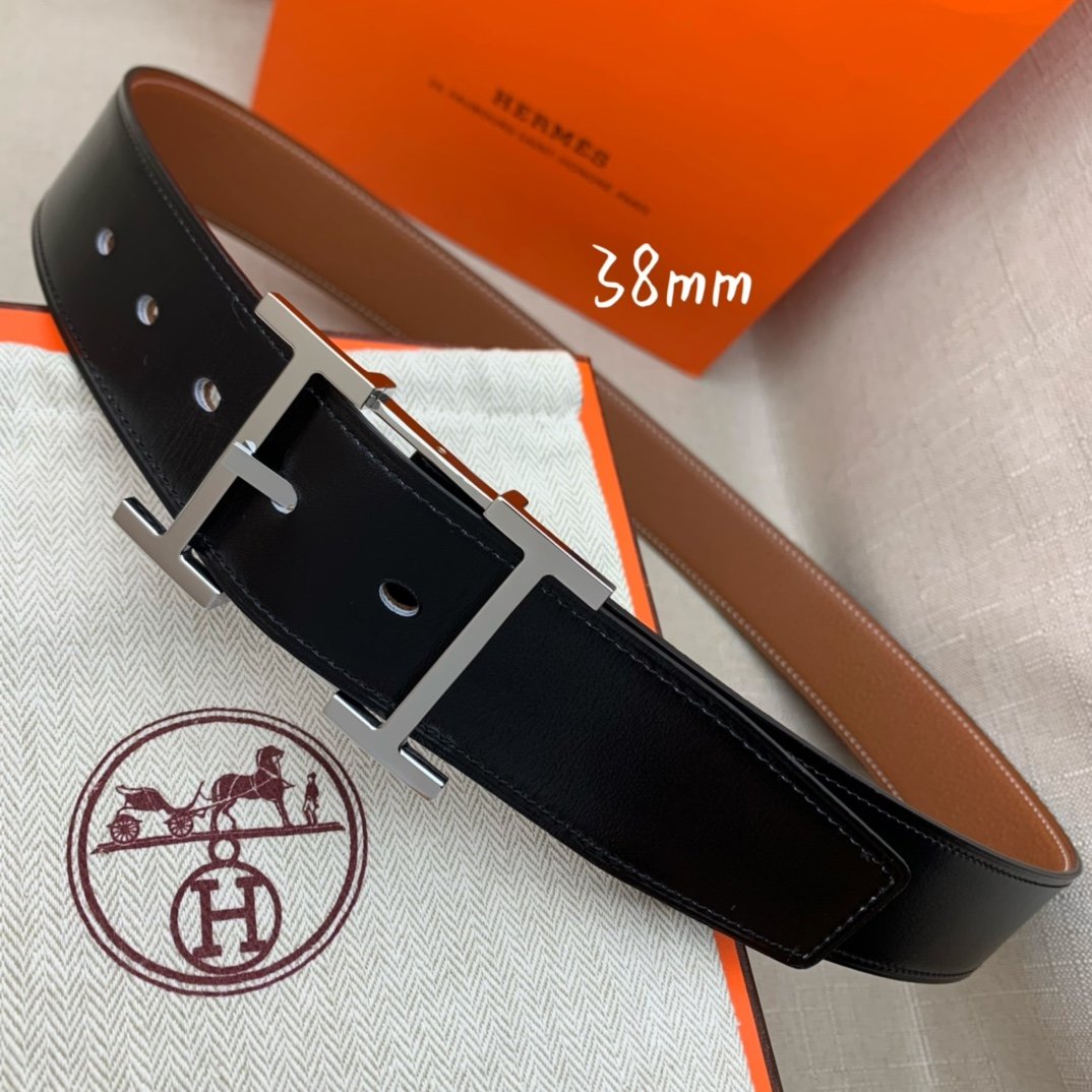 Hermès 38mm Reversible H Belt - KAIROO