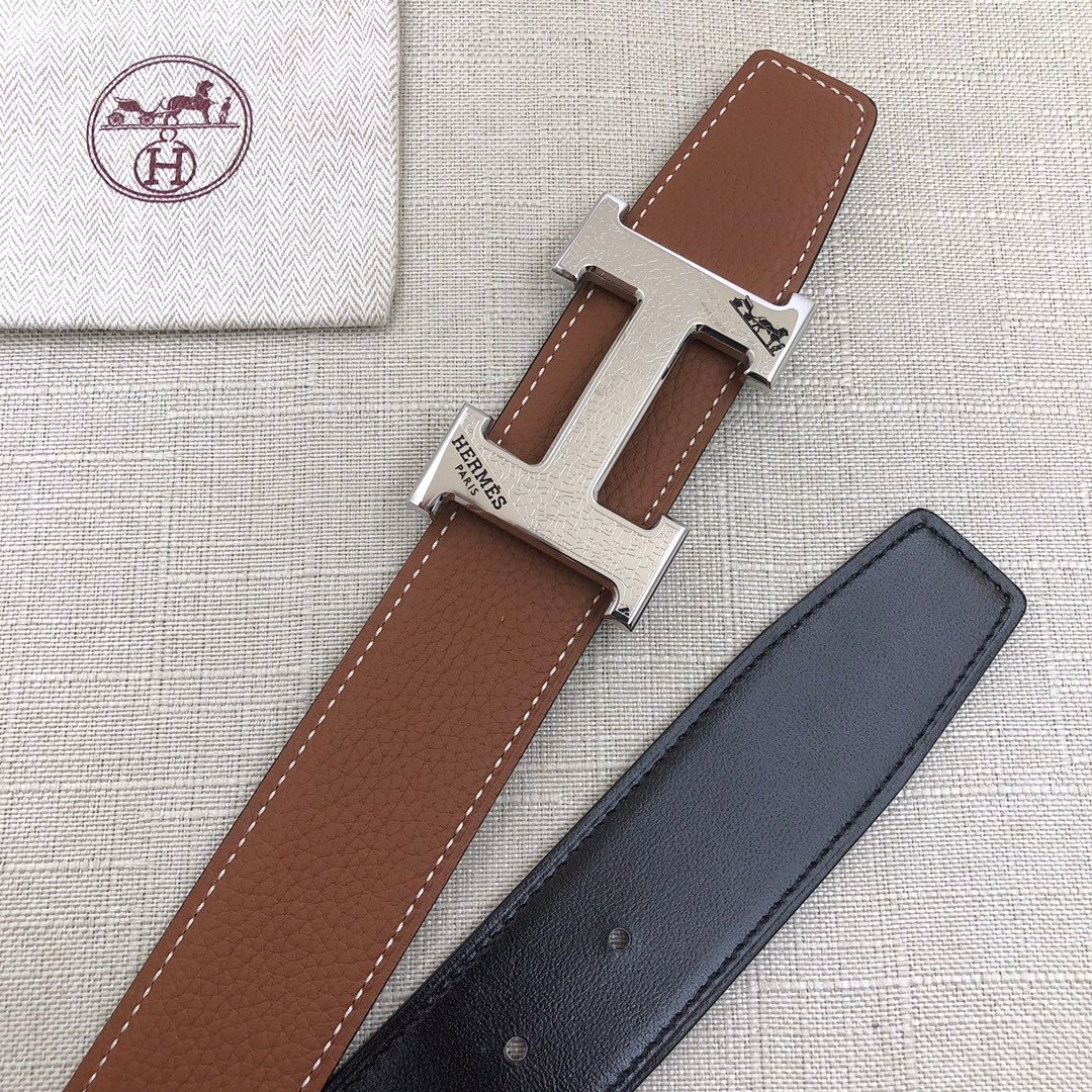 Hermès 38mm Reversible H Belt - KAIROO