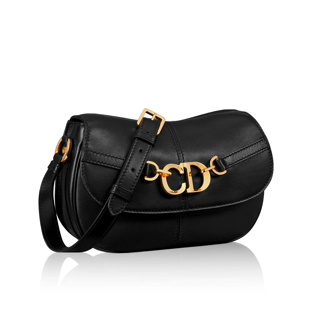 Dior CD Buckle Curved Saddle Silhouette Shoulder Bag - KAIROO