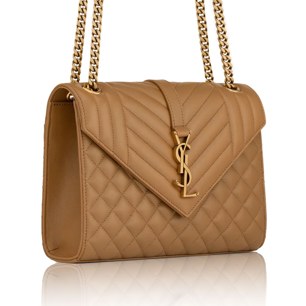 Saint Laurent Lou Medium Camera Bag In Quilted Leather - KAIROO